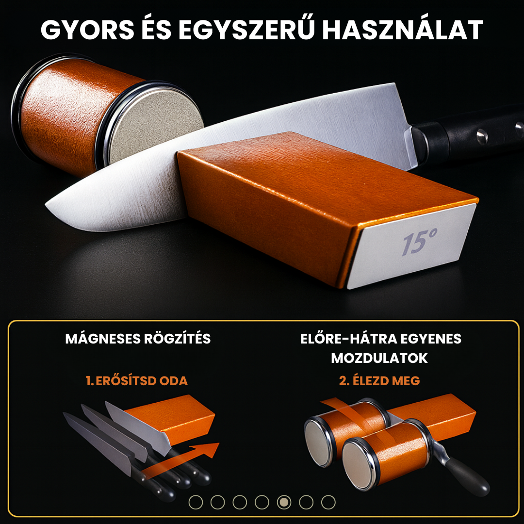 Gyémánt Tárcsás Késélező - Morvix™